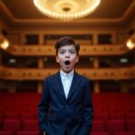 Raphaël, 12 ans, le fils de Gad Elmaleh et Charlotte Casiraghi, fascine le public lors de sa prestation au Grand Rex