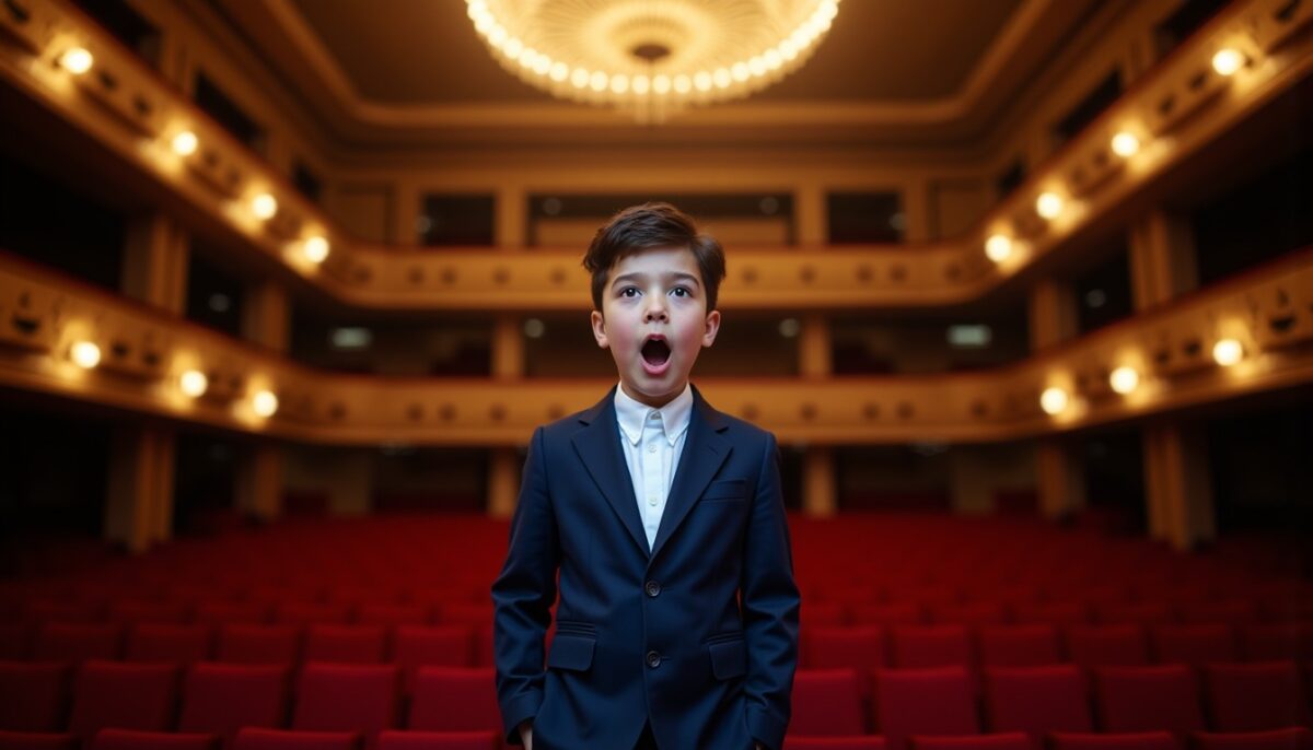 Raphaël, 12 ans, le fils de Gad Elmaleh et Charlotte Casiraghi, fascine le public lors de sa prestation au Grand Rex