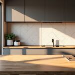 Comment harmoniser la faïence de votre crédence avec un plan de travail en bois ou en quartz ?