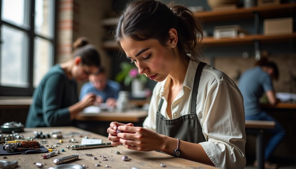 Paris : les coulisses d'une équipe qui crée ses bijoux et accessoires de A à Z