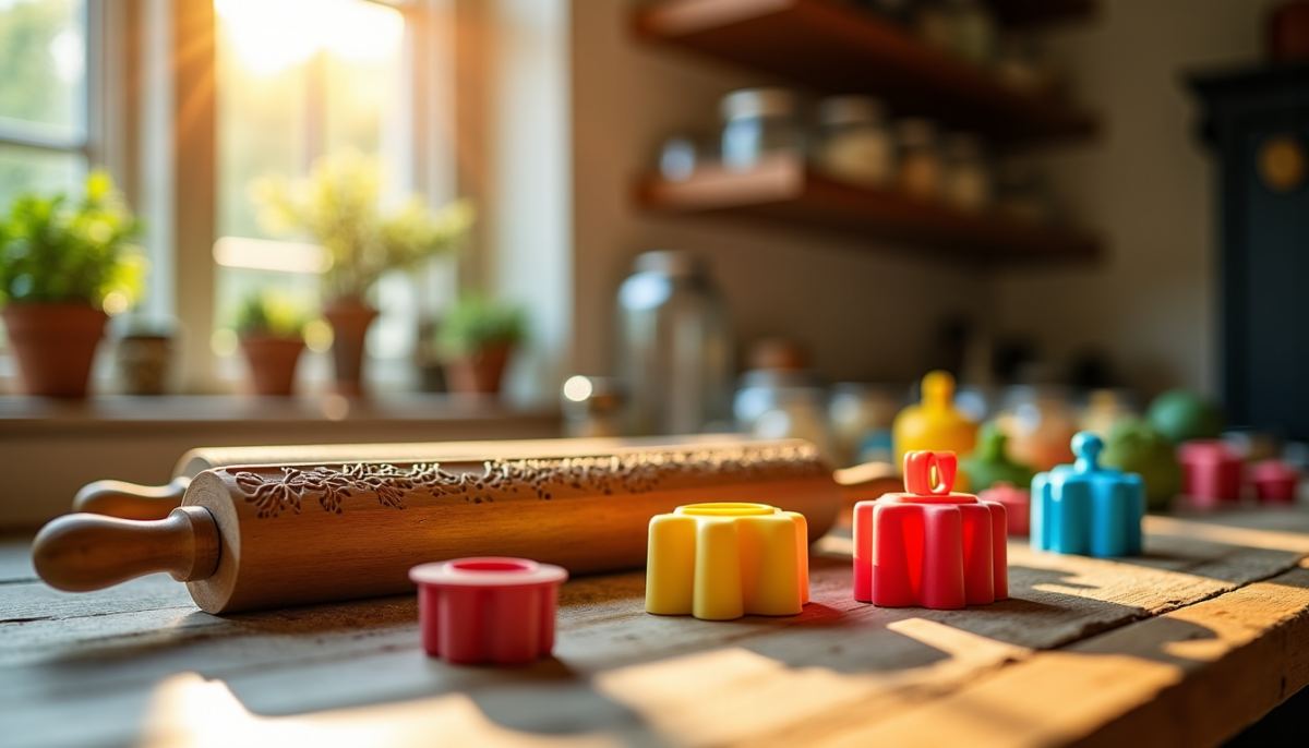 Budget pour décorer ses pâtes : rouleaux gravés, tapis et emporte-pièces